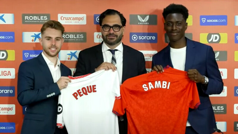 Presentación De Peque Y Lokonga Con El Sevilla FC - Muchodeporte